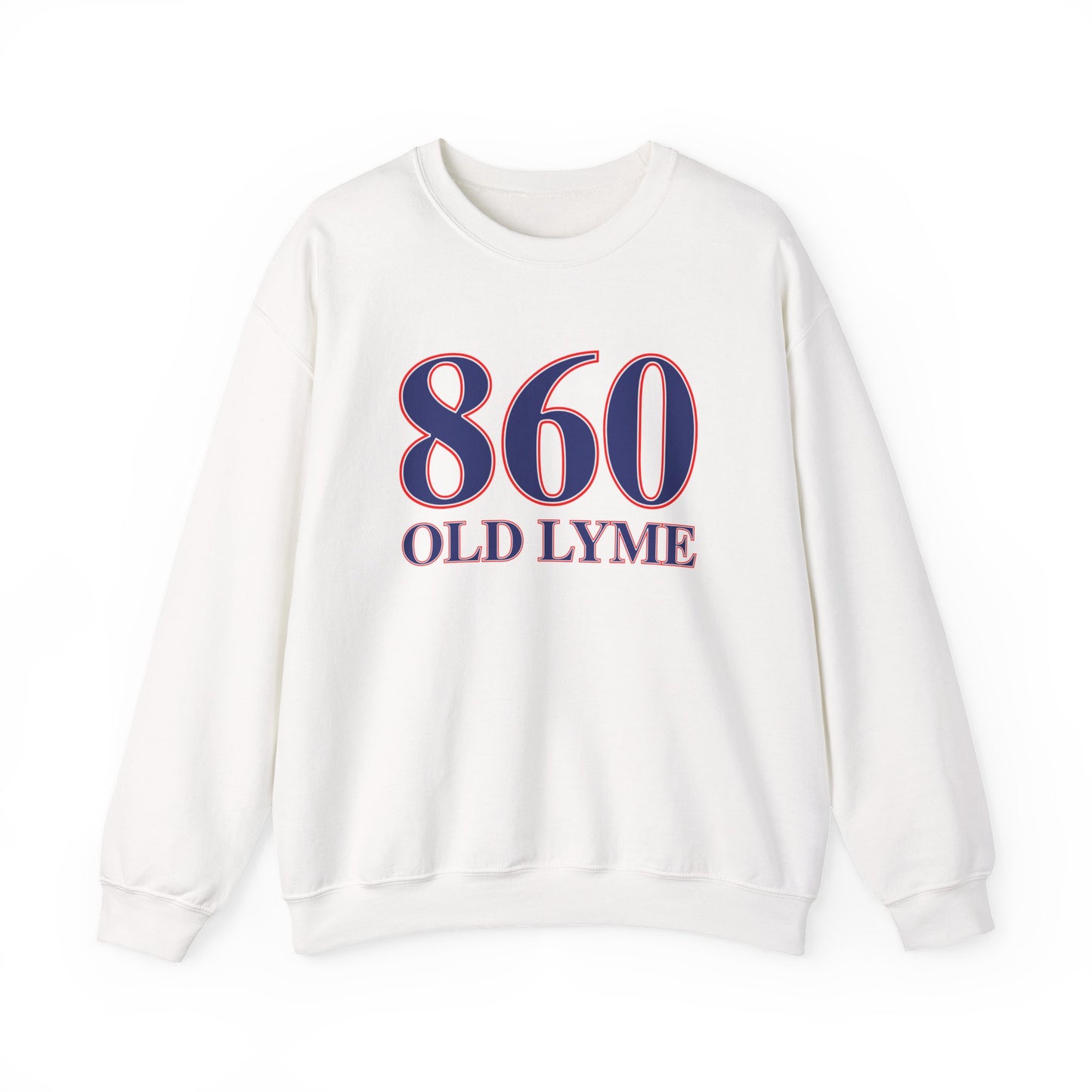 860 Old Lyme Red White & Blue Unisex Heavy Blend™ Crewneck Sweatshirt