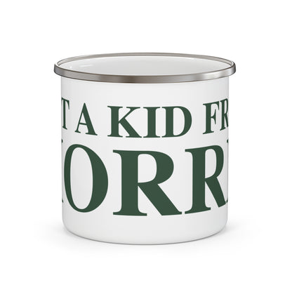 Just a kid from Morris Enamel Camping Mug