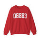 06883 Weston CT Zip Code Unisex Heavy Blend™ Crewneck Sweatshirt