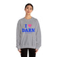 I Heart DARN Unisex Heavy Blend™ Crewneck Sweatshirt