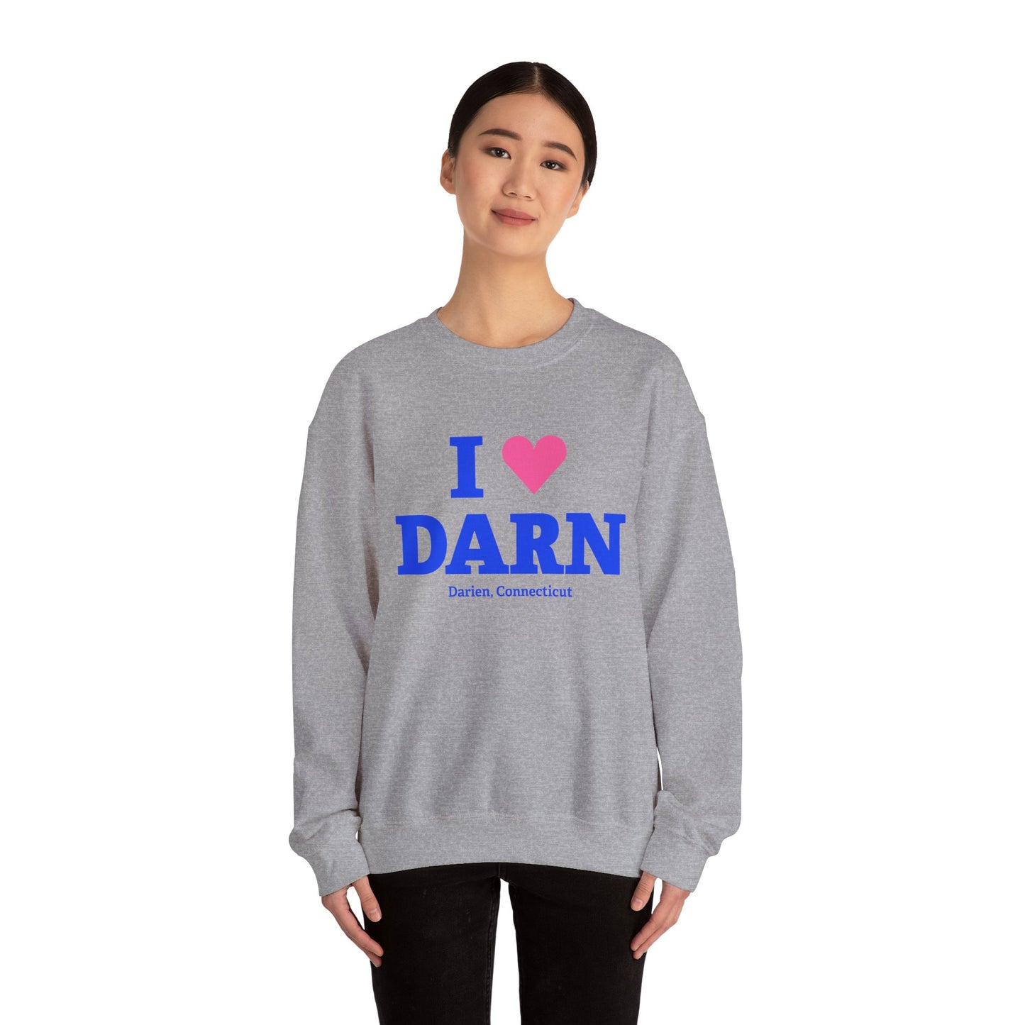 I Heart DARN Unisex Heavy Blend™ Crewneck Sweatshirt