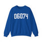 06074 - South Windsor CT Zip Code  Unisex Heavy Blend™ Crewneck Sweatshirt
