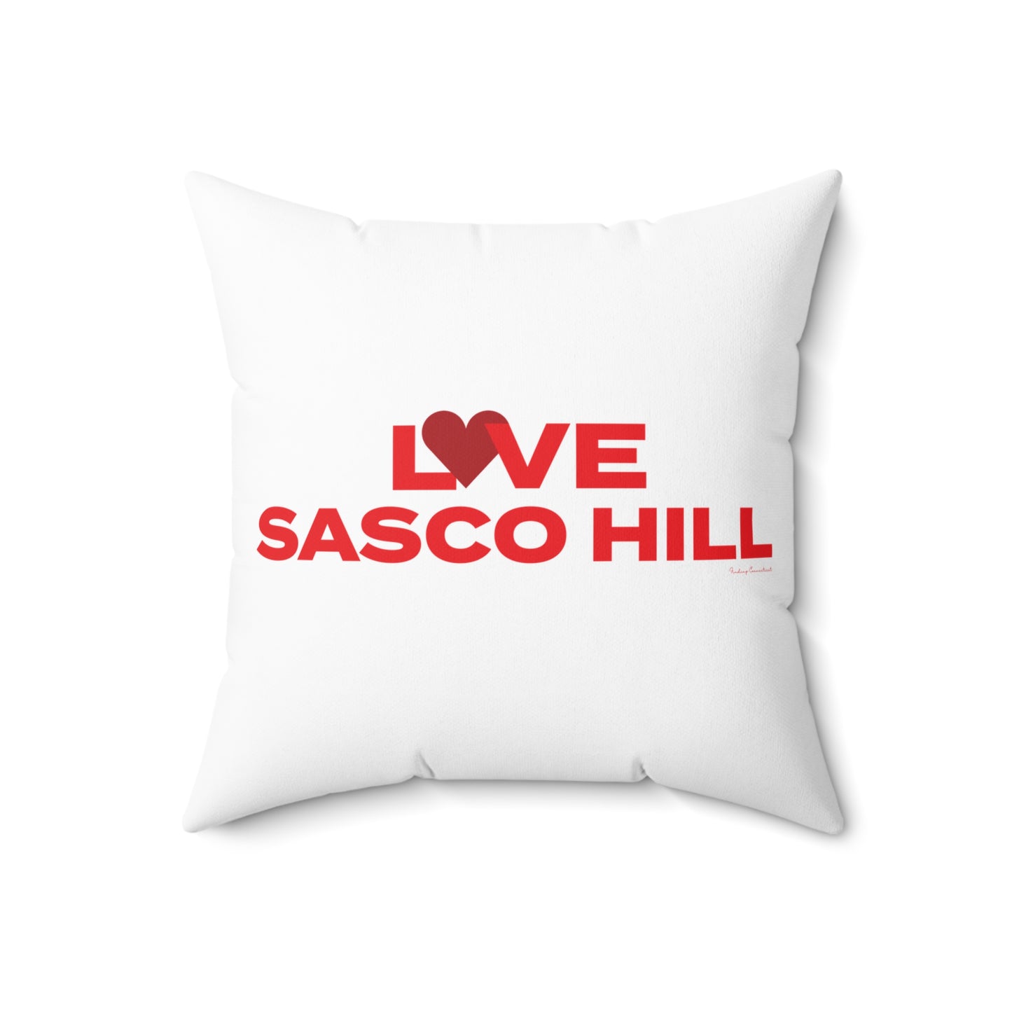 Love Sasco Hill Spun Polyester Square Pillow