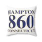 Hampton 860 Connecticut Spun Polyester Square Pillow