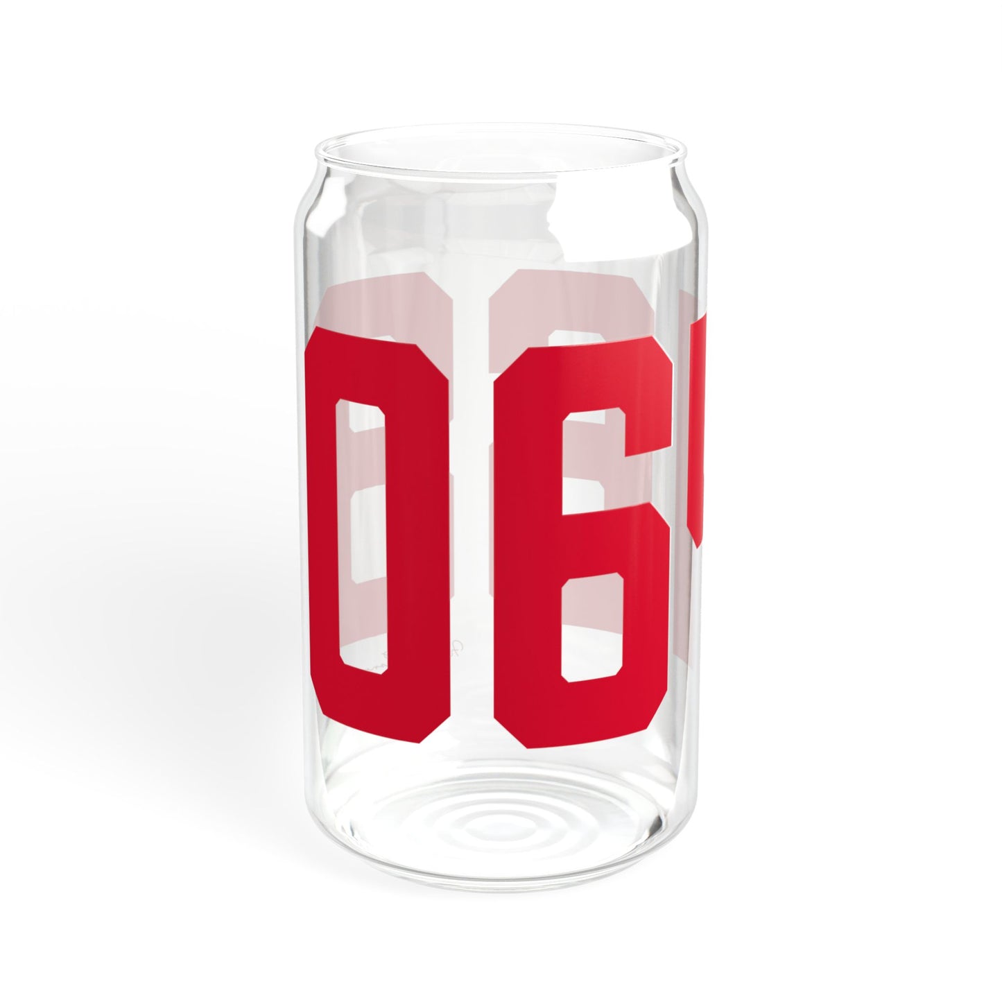 06468 Monroe Connecticut Zip Code Sipper Glass, 16oz