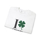 I Clover Orange Unisex Heavy Blend™ Crewneck Sweatshirt