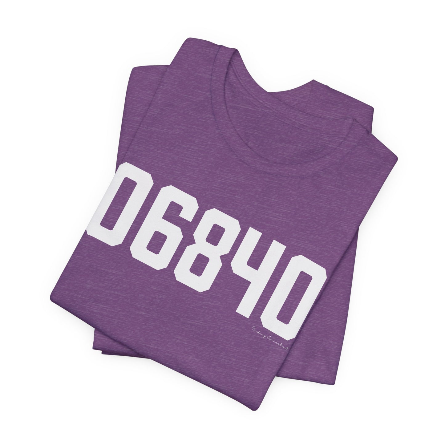 06840 New Canaan CTZip Code Unisex Jersey Short Sleeve T-Shirt