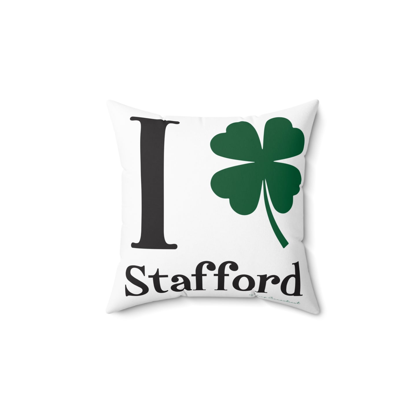 I Clover Stafford Spun Polyester Square Pillow