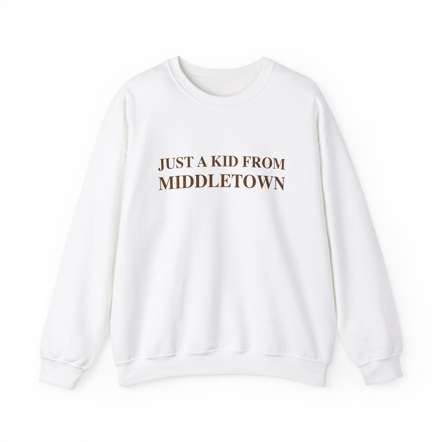 Just a kid from Middletown Unisex Heavy Blend™ Crewneck Sweatshirt