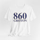 860 Groton // Groton CT unisex  t shrit  // finding connecticut