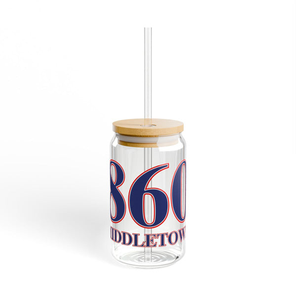 860 Middletown glass can with lid drinkware // middletown connecticut gifts and merch // finding connecticut 