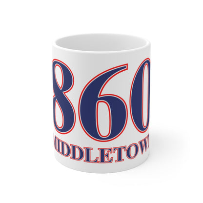 860 Middletown red white blue mug // middletown connecticut gifts and merch // finding connecticut 