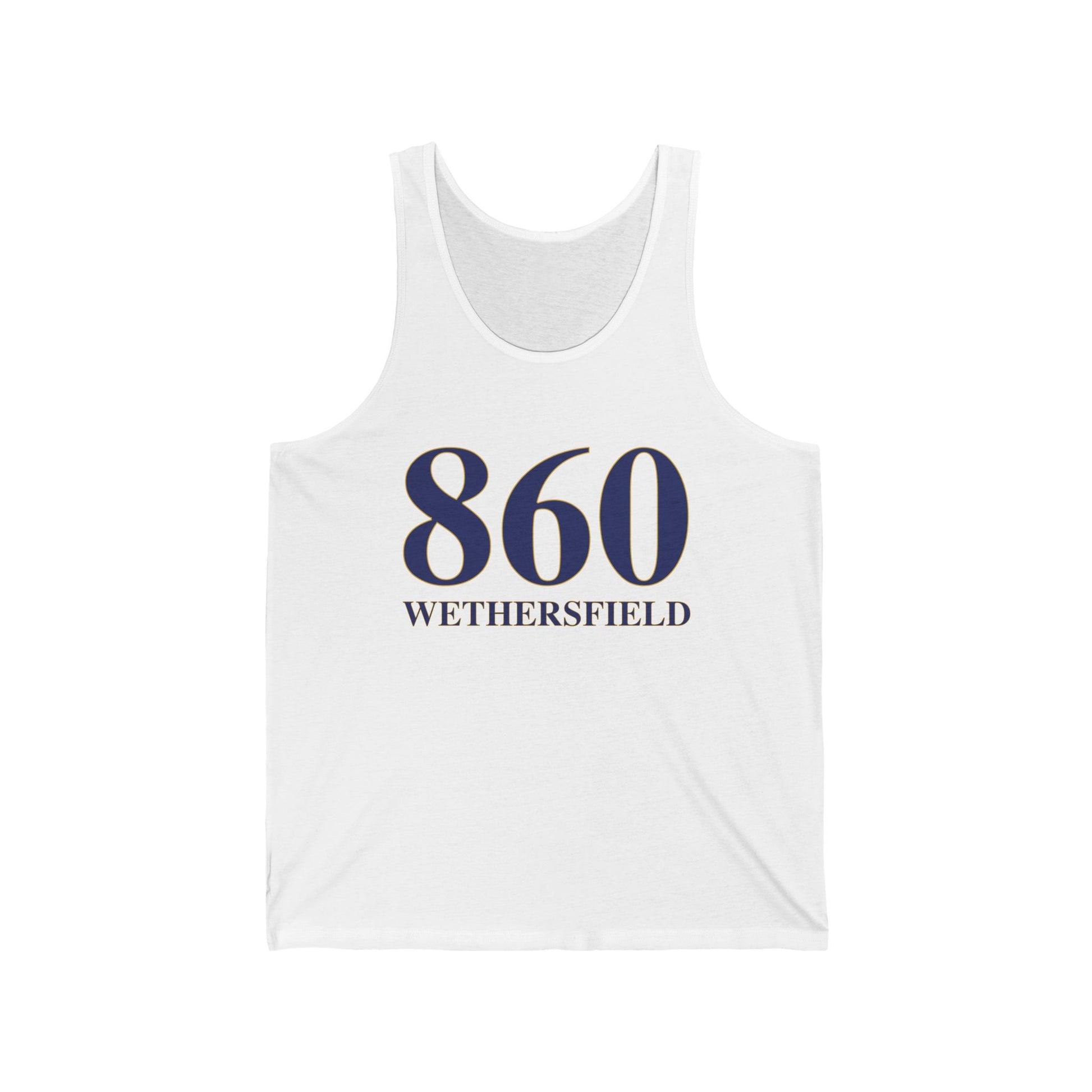 860 Wethersfield // wethersfield connecticut unisex tank top shirt // finding connecticut 