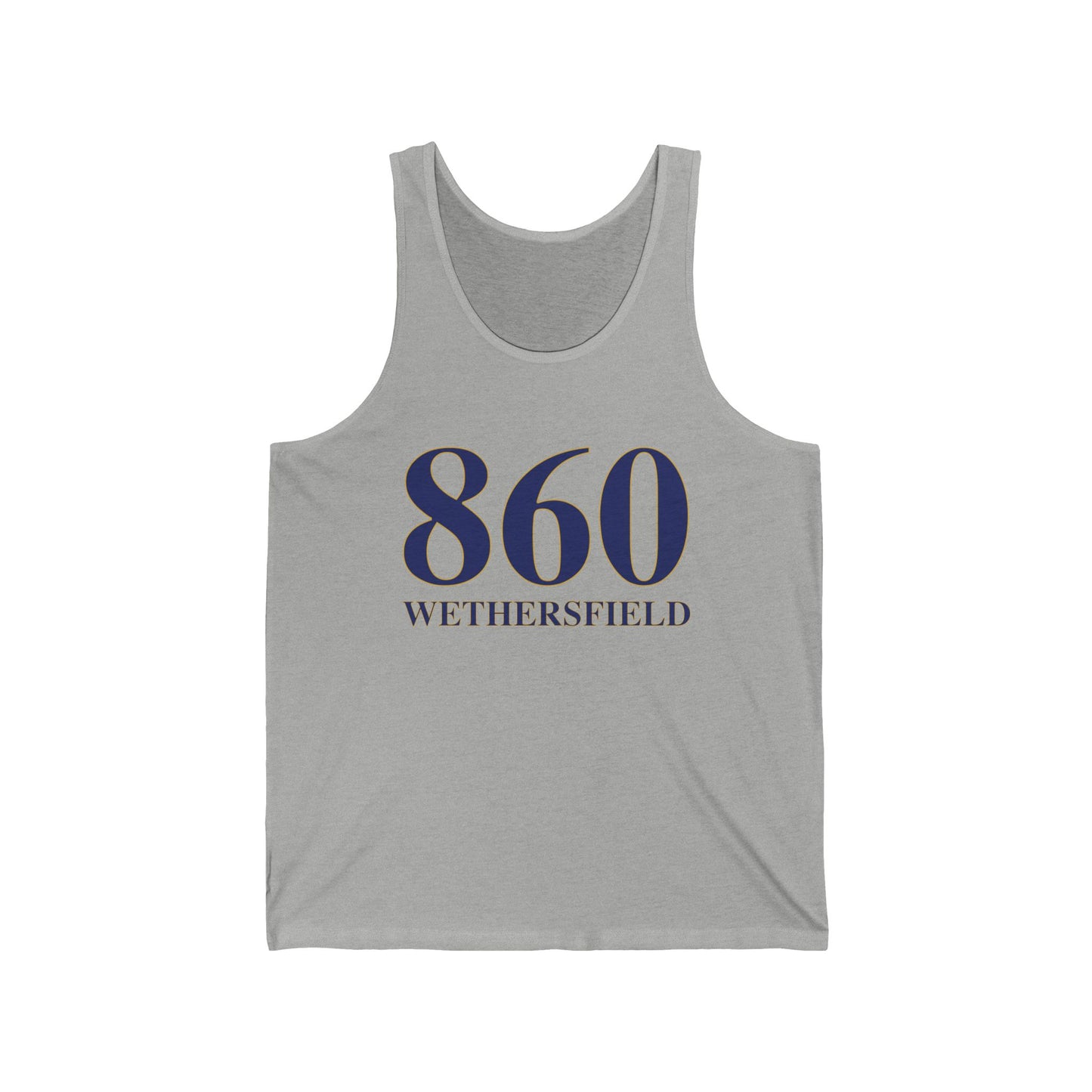 860 Wethersfield // wethersfield connecticut unisex tank top shirt // finding connecticut 