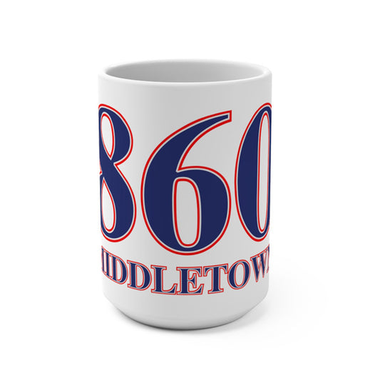 860 middletown red white and blue mug // middletown connecticut gifts and merch // finding connecticut 