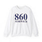 860 norwich // norwich ct  unisex sweatshirt // finding connecticut 