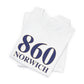 860 norwich // norwich ct  unisex t shirt // finding connecticut 