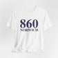 860 norwich // norwich ct  unisex t shirt // finding connecticut 