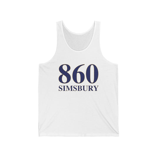 860 simsbury // simsbury connecticut unisex tank top shirt // finding connecticut 