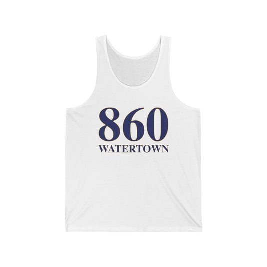 860 watertown  // Watertown CT unisex tank tops   // finding connecticut 