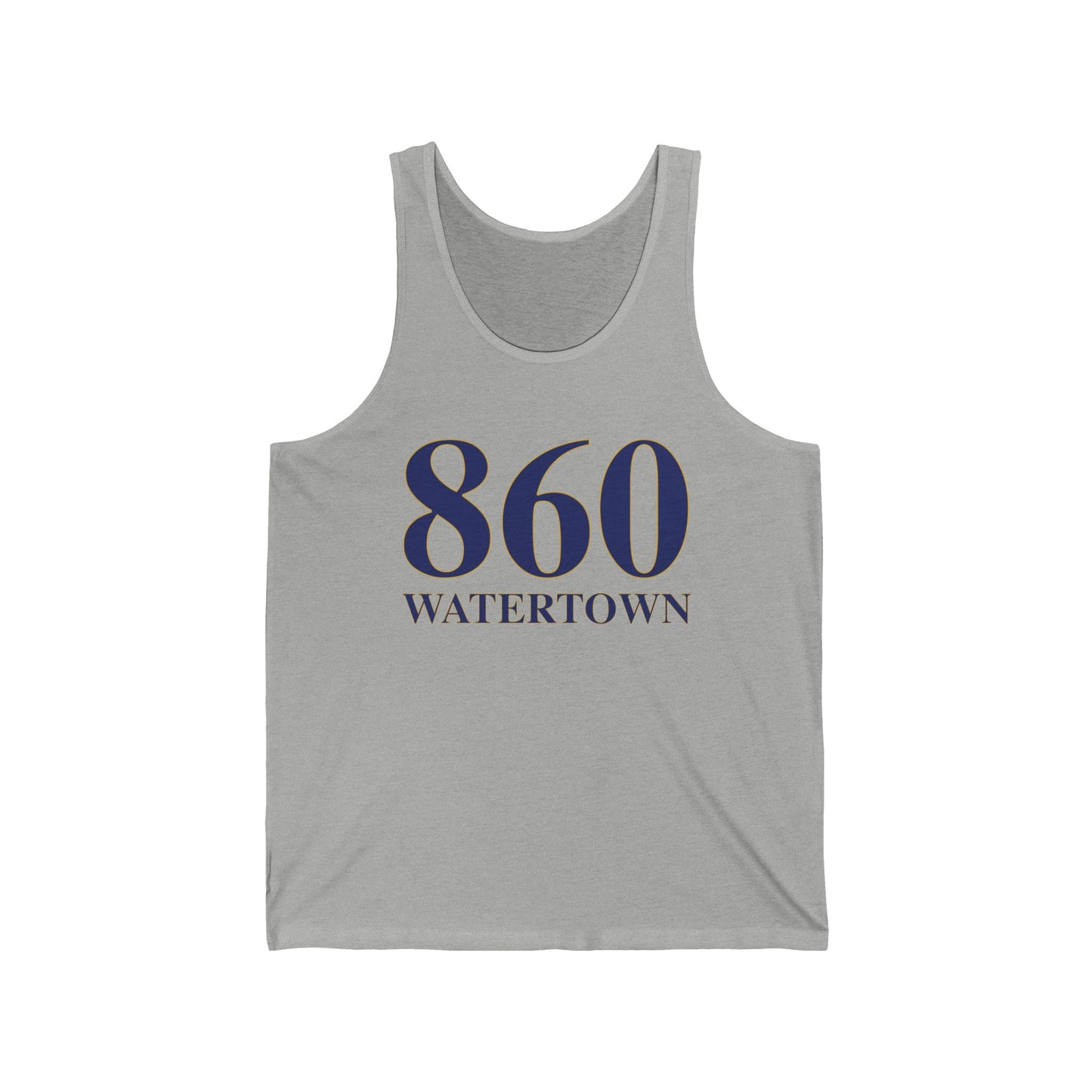860 watertown  // Watertown CT unisex tank tops   // finding connecticut 