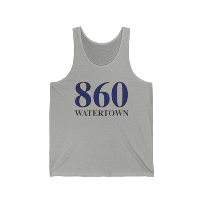860 watertown  // Watertown CT unisex tank tops   // finding connecticut 