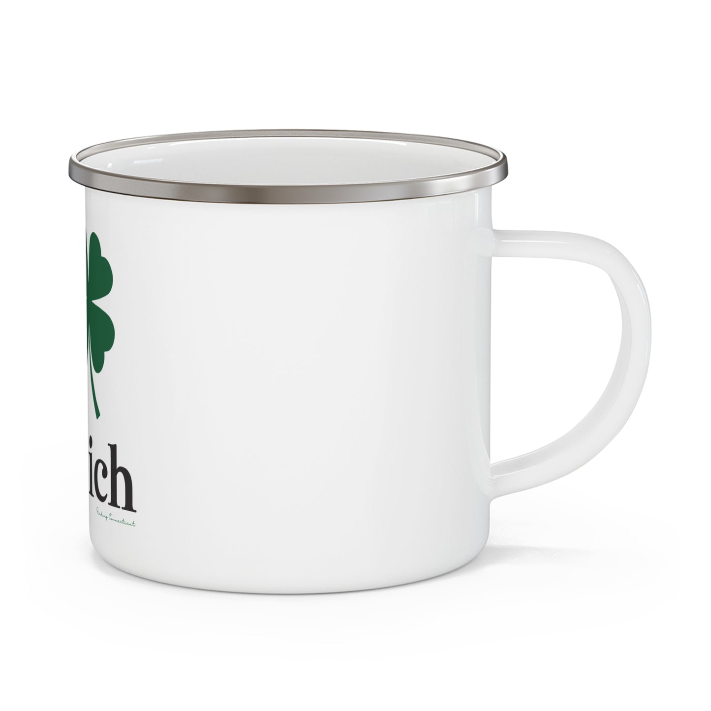 I Clover Norwich Enamel Camping Mug