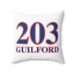 203 Guilford Red White & Blue Spun Polyester Square Pillow