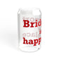 Bridgeport Is My Happy Place Sipper Glass, 16oz