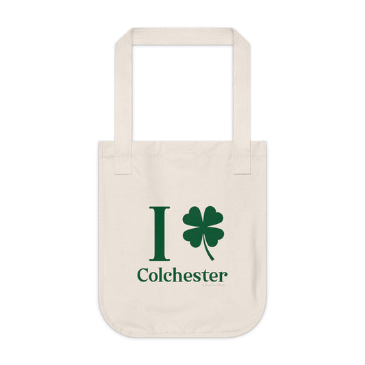 I Clover Colchester Organic Canvas Tote Bag