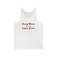 Deep River is My Happy Place Unisex Jersey Tank Top