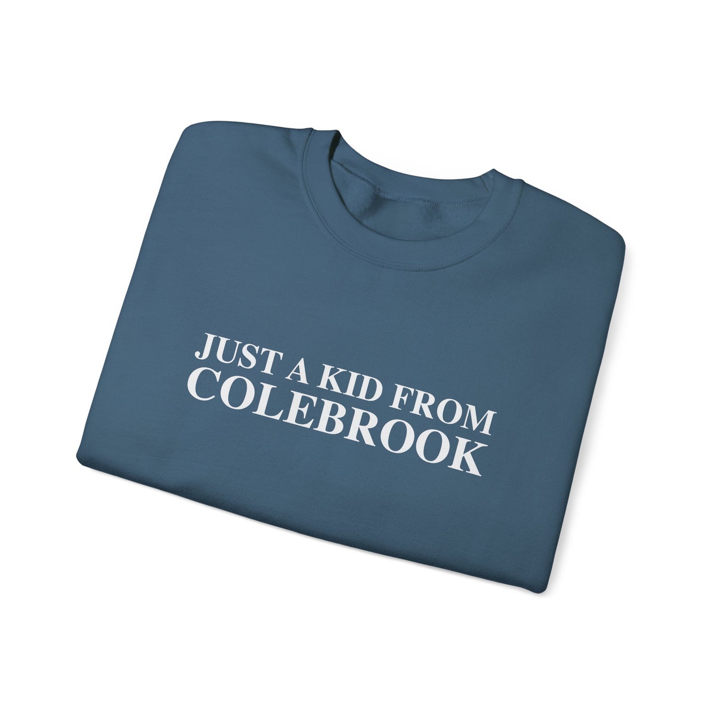 Just a kid from Colebrook Unisex Heavy Blend™ Crewneck Sweatshirt