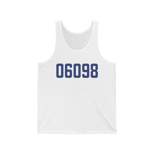 06098 Winchester Connecticut Zip Code Unisex Jersey Tank Top