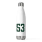 06853 Norwalk Connecticut Zip Code 20oz Insulated Bottle