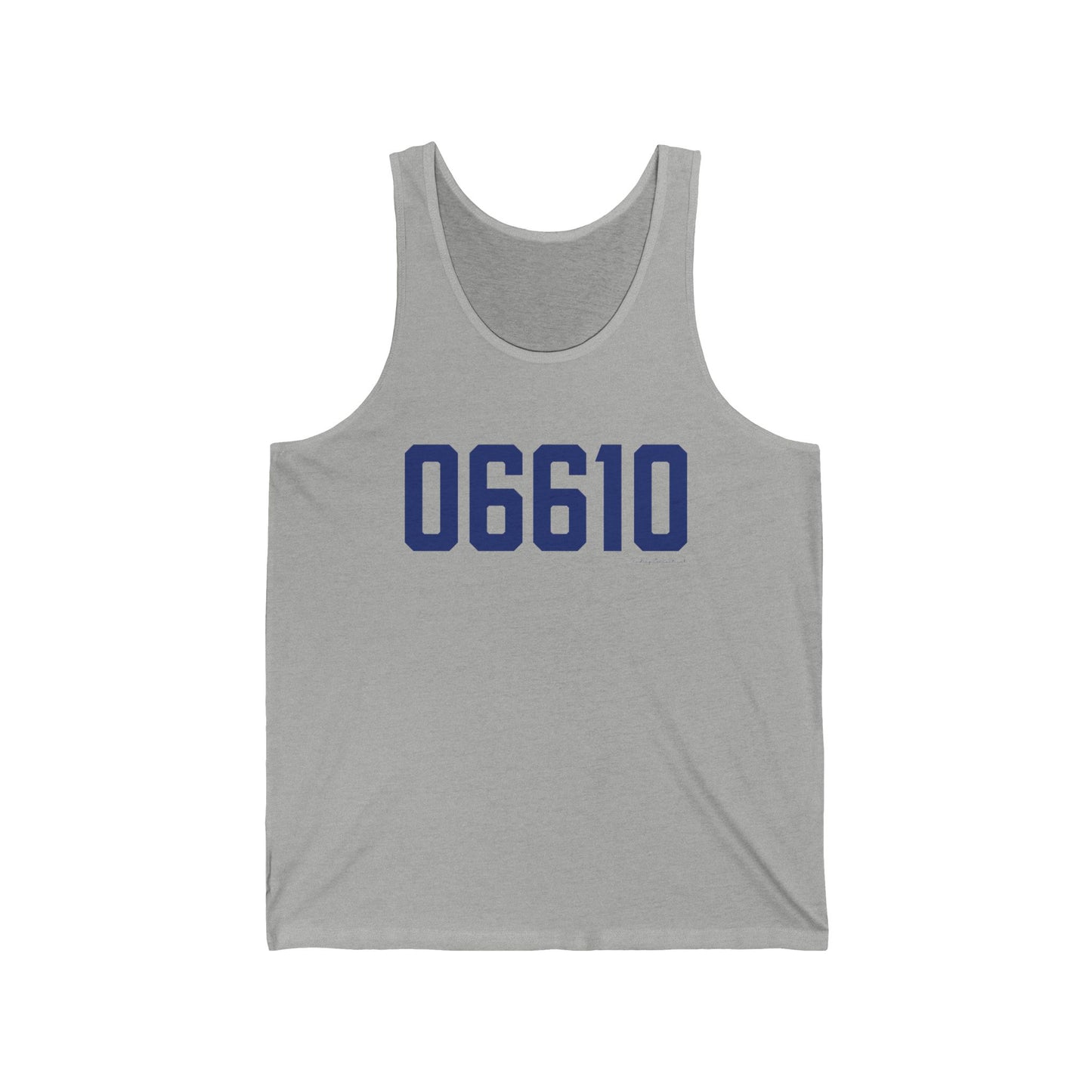06610  Bridgeport Connecticut Zip Code Unisex Jersey Tank Top