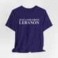 Just a kid from Lebanon Unisex Jersey Short Sleeve T-Shirt