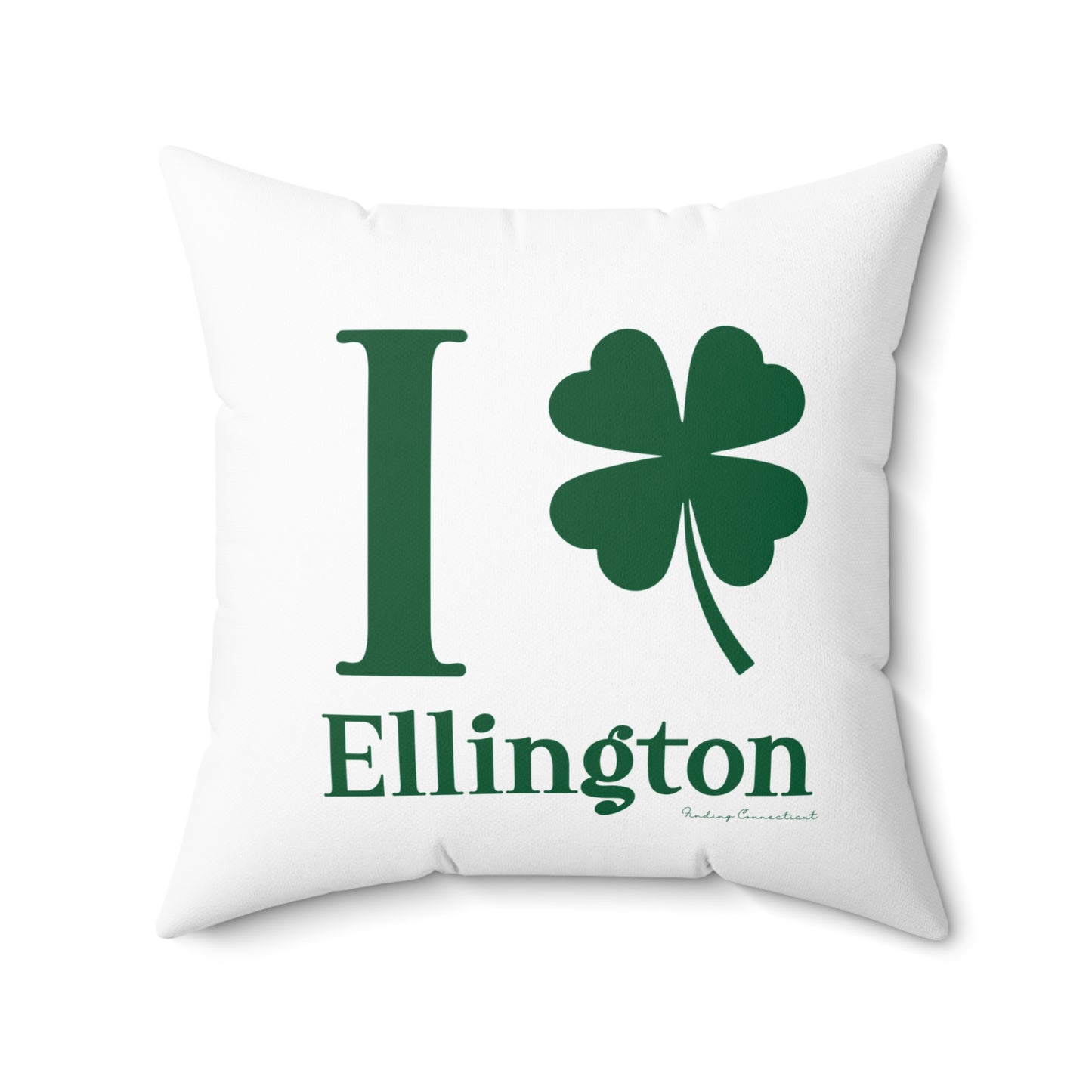 I Clover Ellington Spun Polyester Square Pillow
