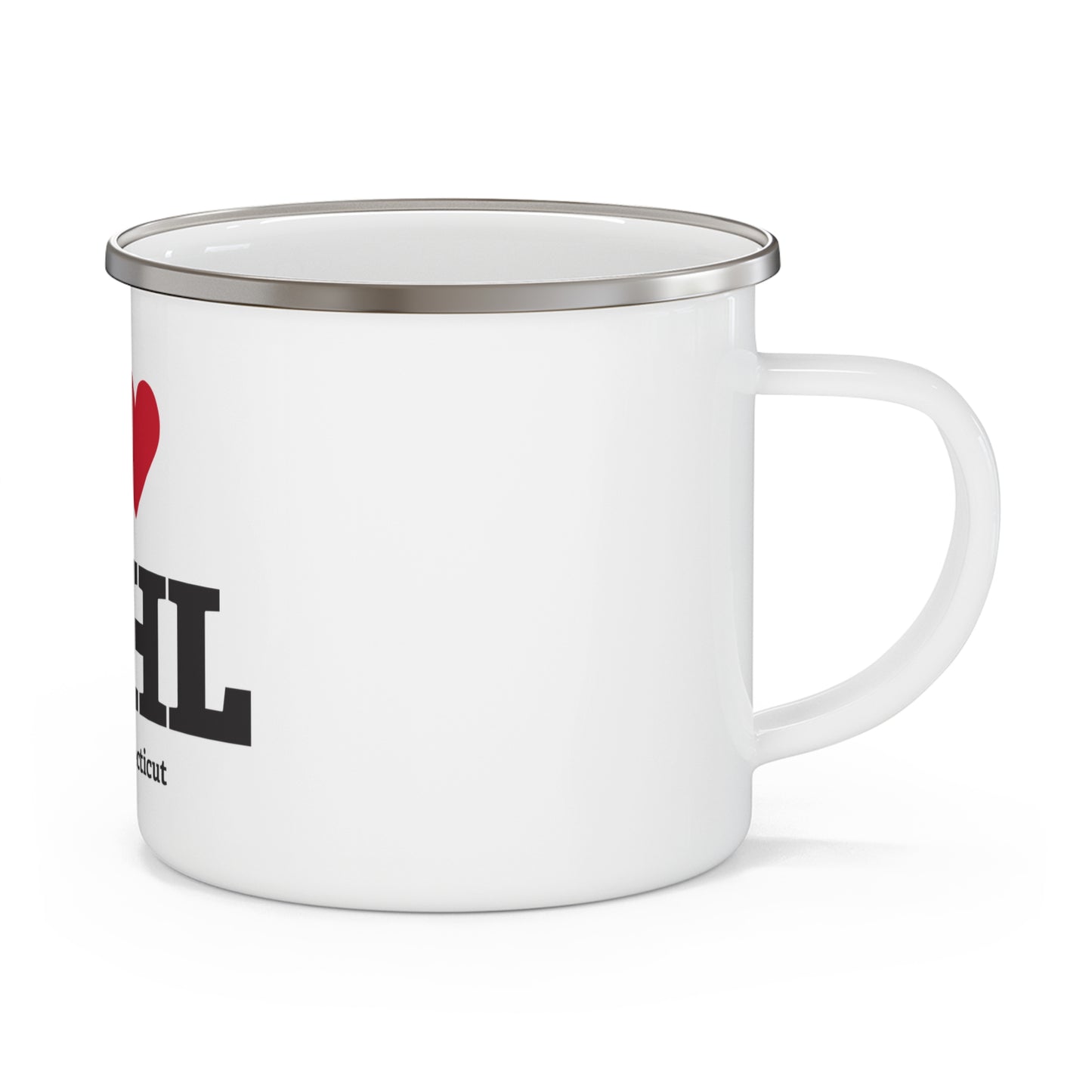 I Heart BTHL Enamel Camping Mug