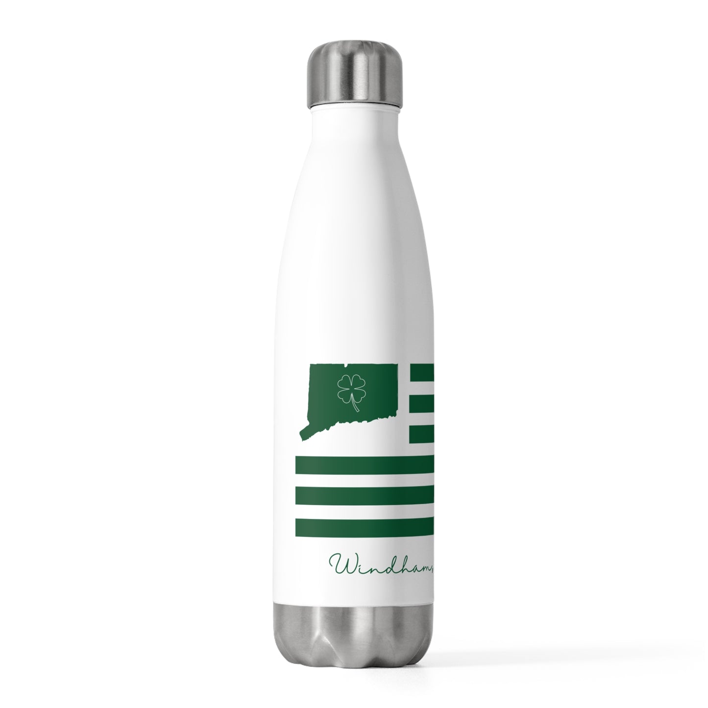 Windham Connecticut St. Patrick’s Day Flag 20oz Insulated Bottle