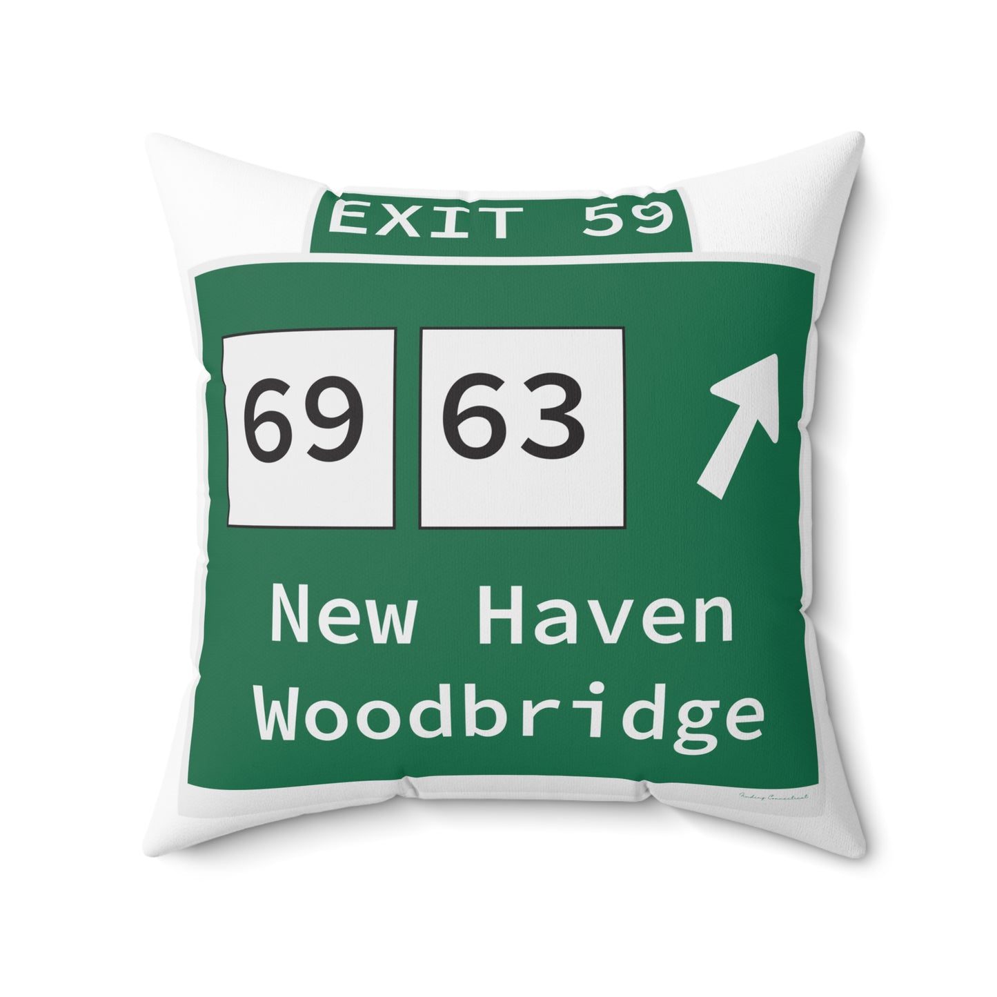 Spun Polyester Square Pillow