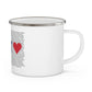 Bridgeport Love Enamel Camping Mug
