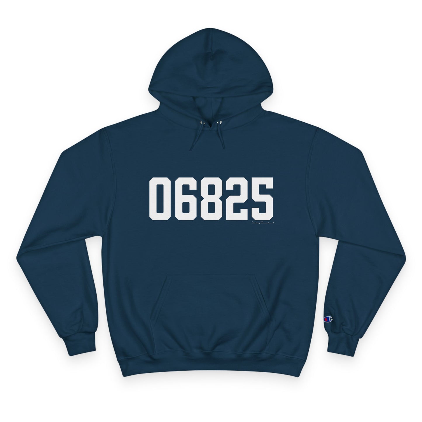 06825 Fairfield CT Zip Code Champion Hoodie Sweatshirt