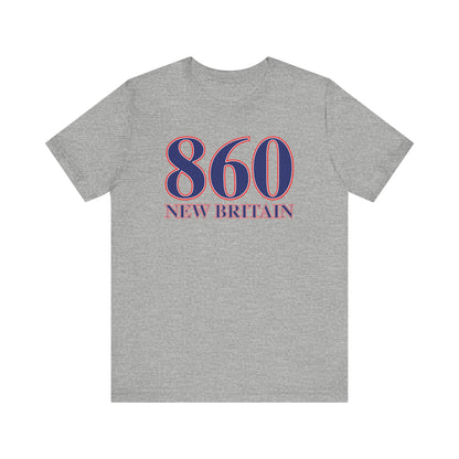 860 New Britain Red White & Blue Unisex Jersey Short Sleeve T-Shirt