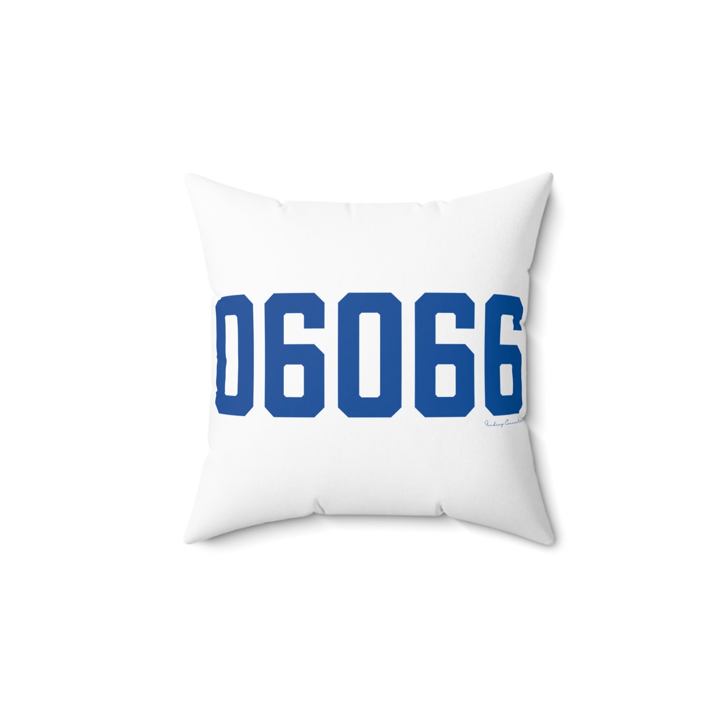 06066 Vernon Connecticut Zip Code Spun Polyester Square Pillow
