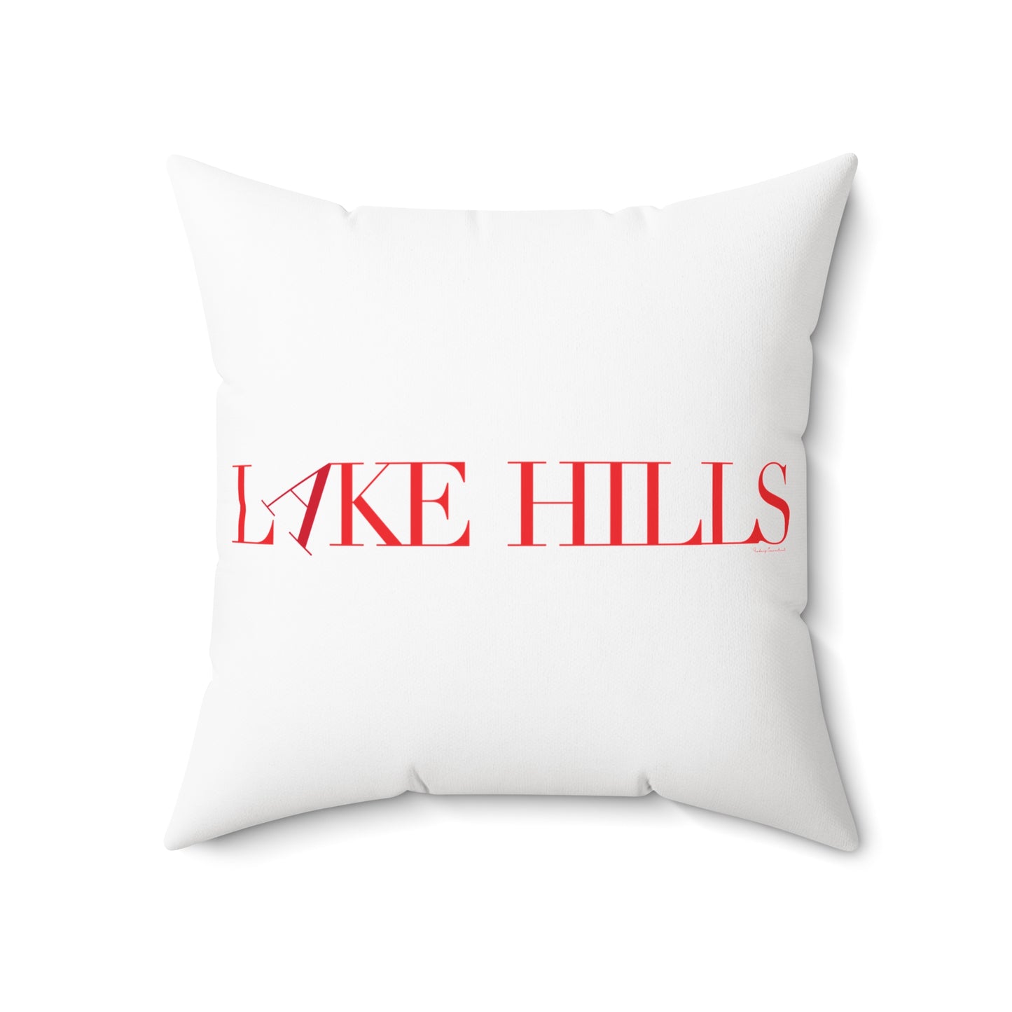 41 Tilt Lake Hills Spun Polyester Square Pillow