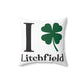 I Clover Litchfield Spun Polyester Square Pillow