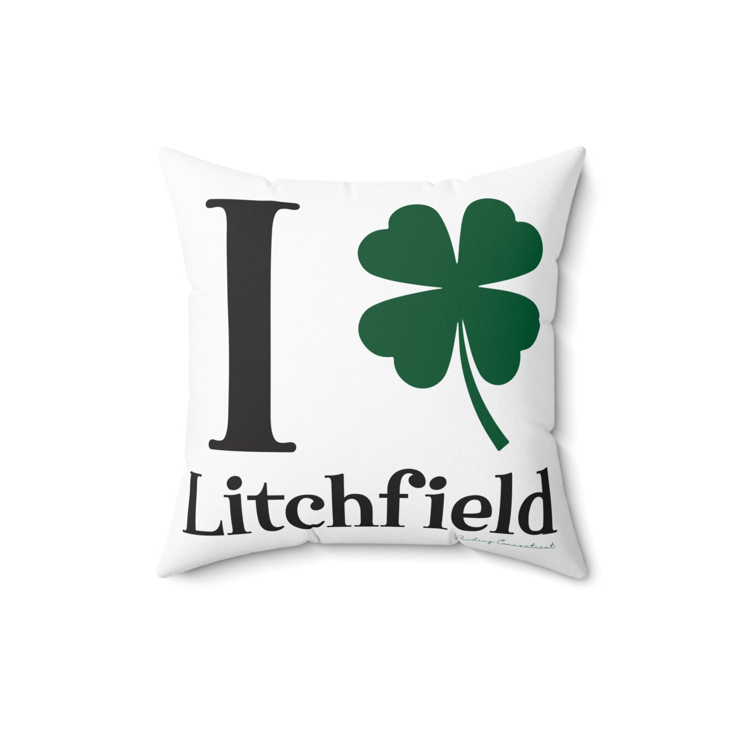 I Clover Litchfield Spun Polyester Square Pillow