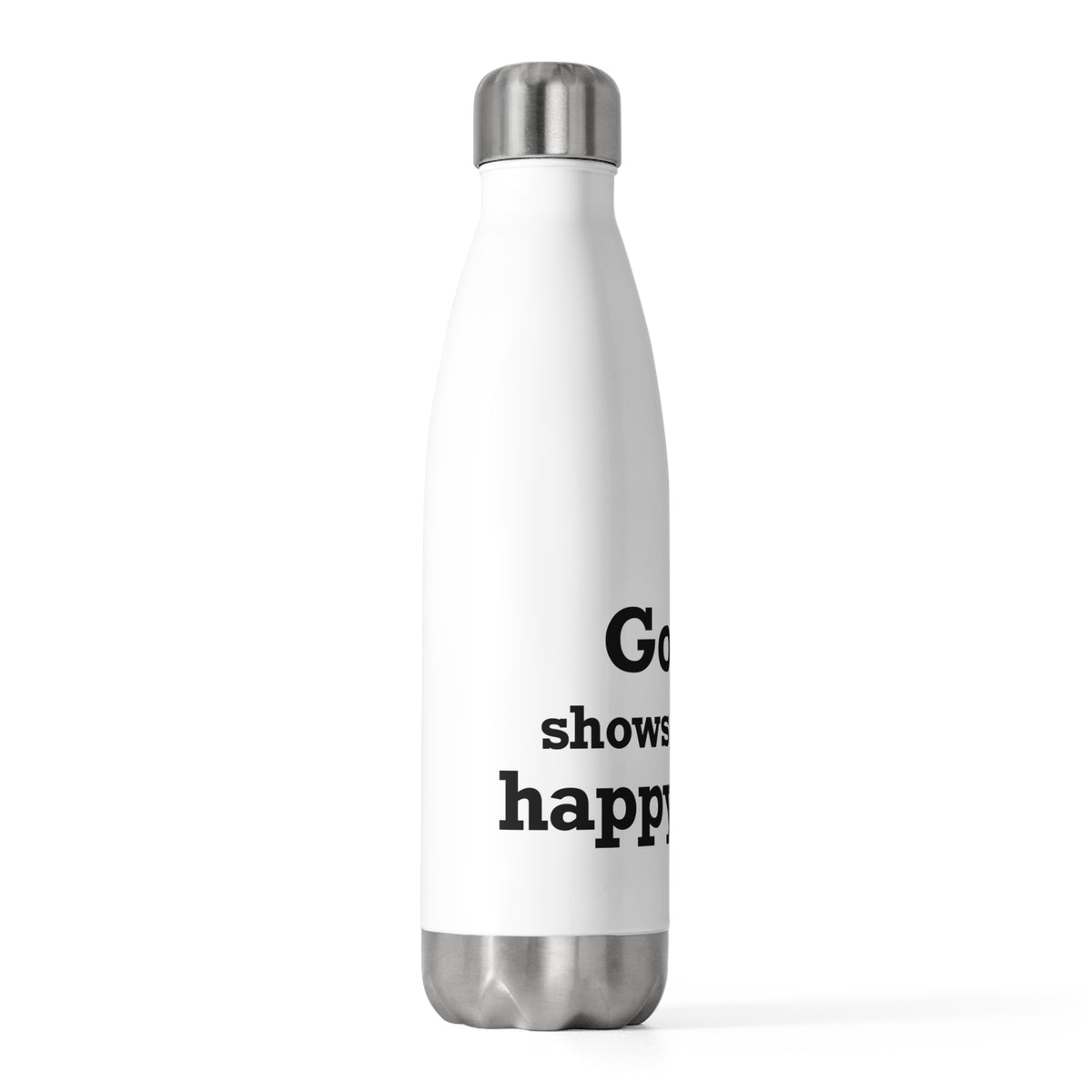 Goose Shows Are My Happy Place - Black 20oz Insulated Bottle