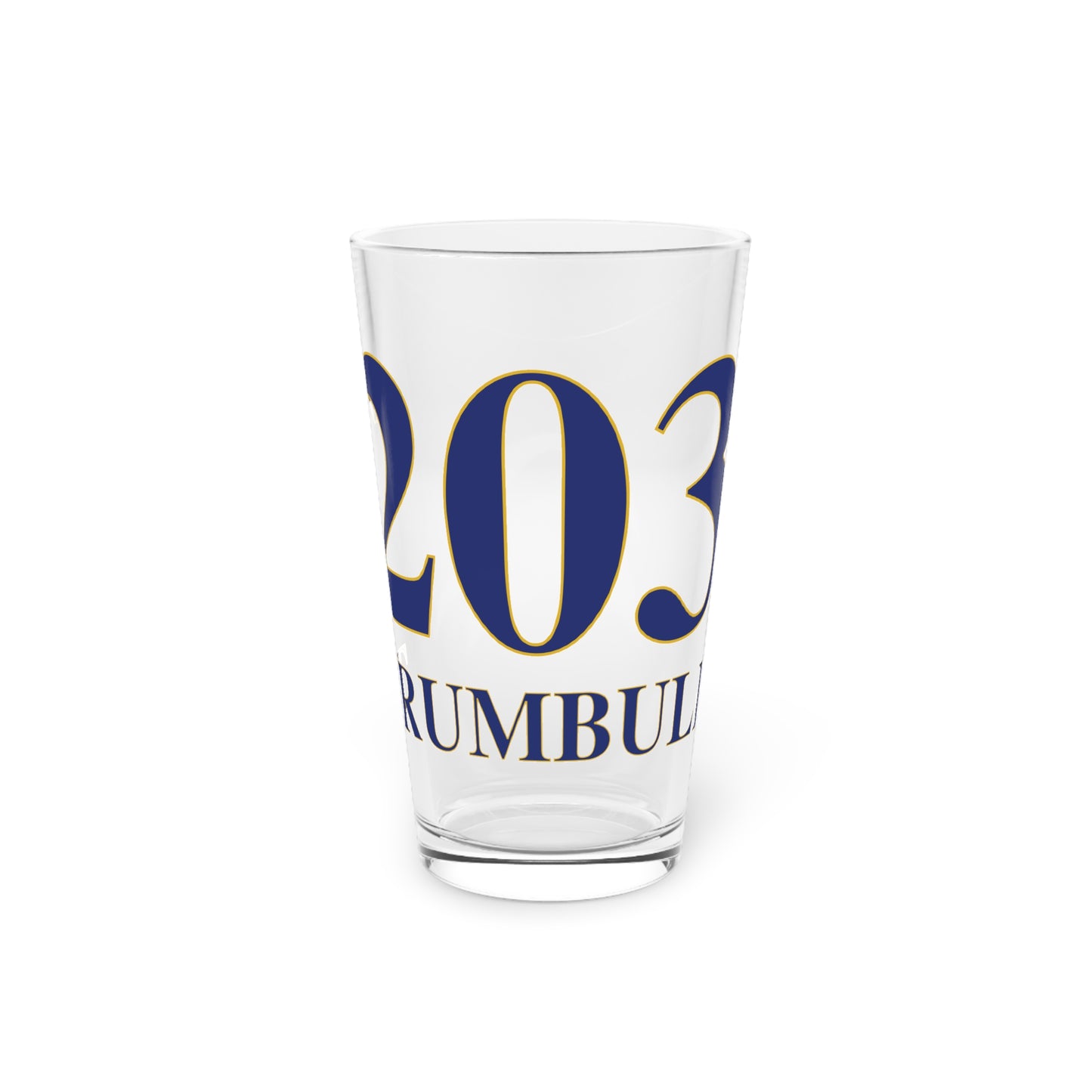 203 Trumbull Pint Glass, 16oz