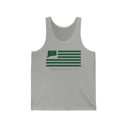 Bethany Connecticut St Patrick’s Day Flag Unisex Jersey Tank Top